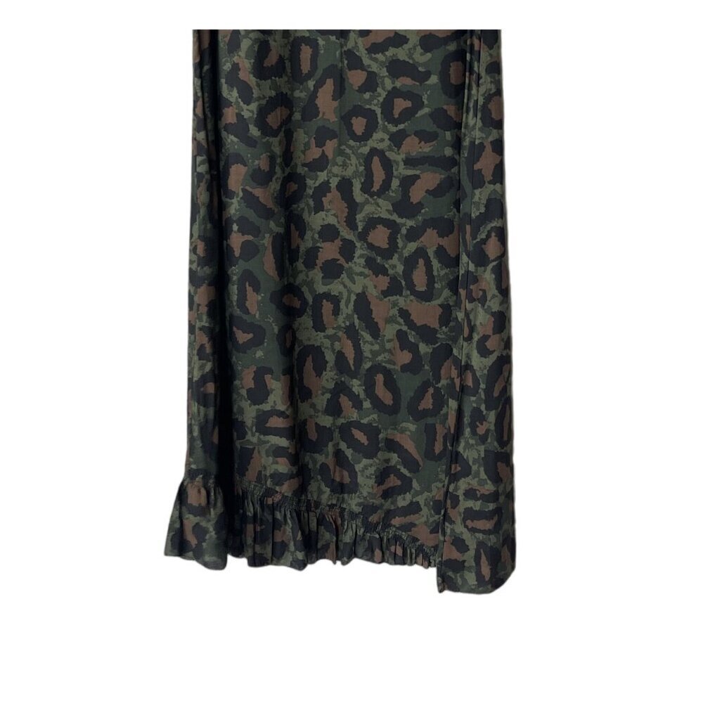 Zadig and Voltaire Y2K Slip Dress Maxi Paris Rebelle‎ Leo XS Leopard Print - Picture 5 of 11